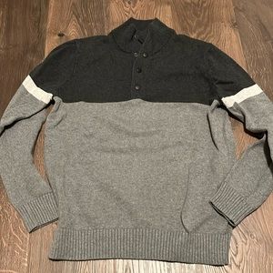 Express Turtle Neck Color Block Sweater